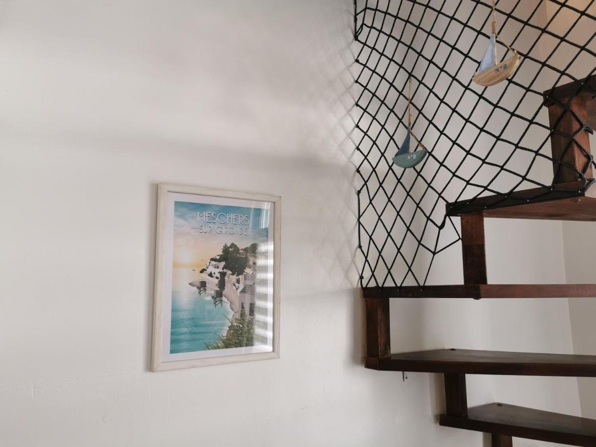Charmant Appartement Dans Centre Meschers/Gironde Zewnętrze zdjęcie